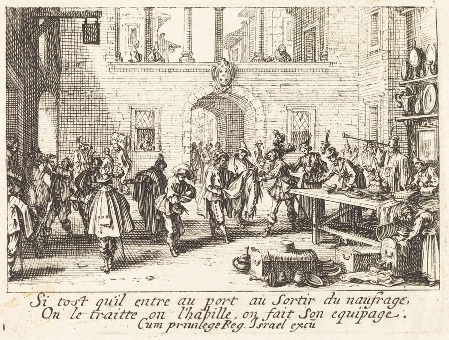 The Parents Bestow Gifts by Jacques Callot