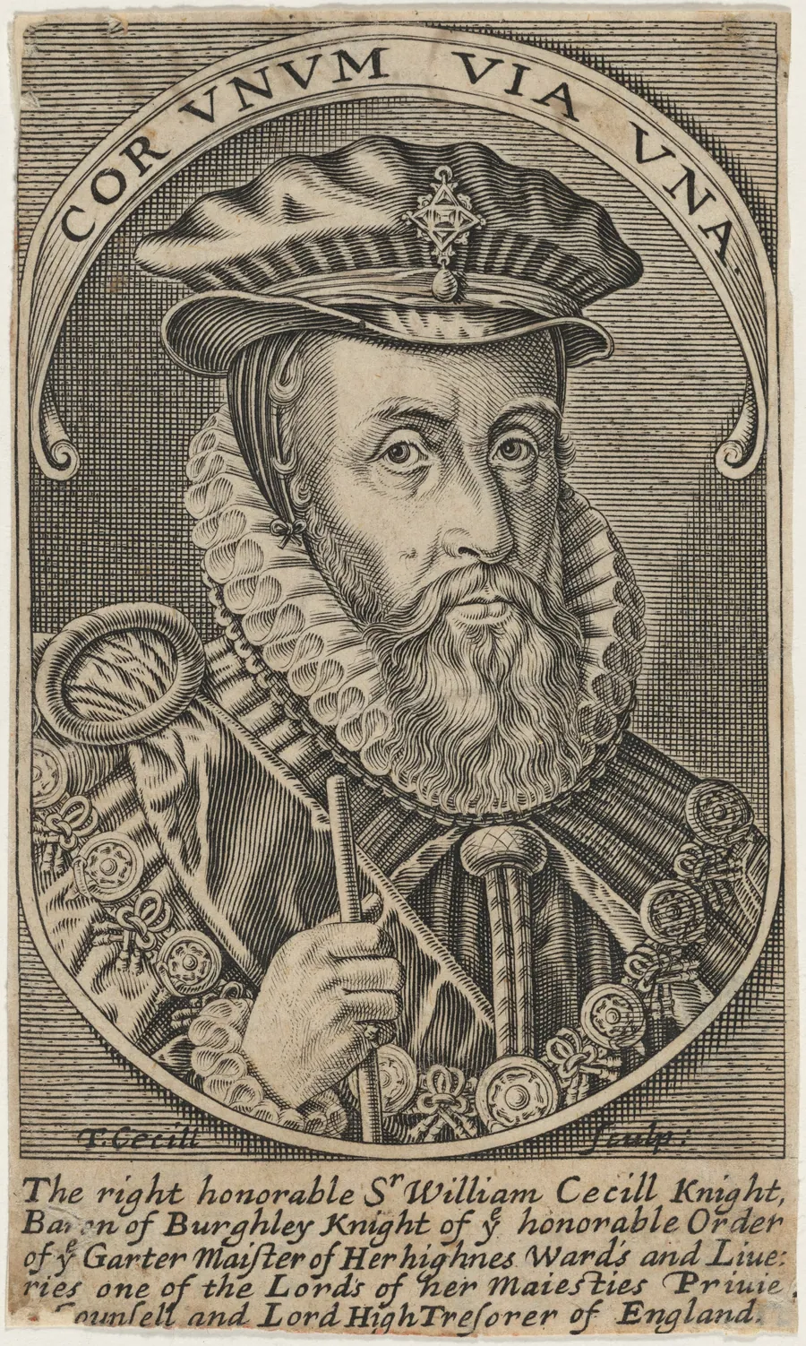 William Cecill, First Baron Burghley by John Chantry