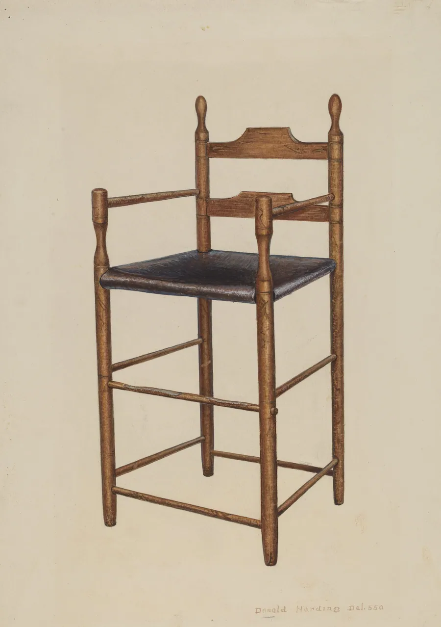 Child's High Chair by Donald Harding
