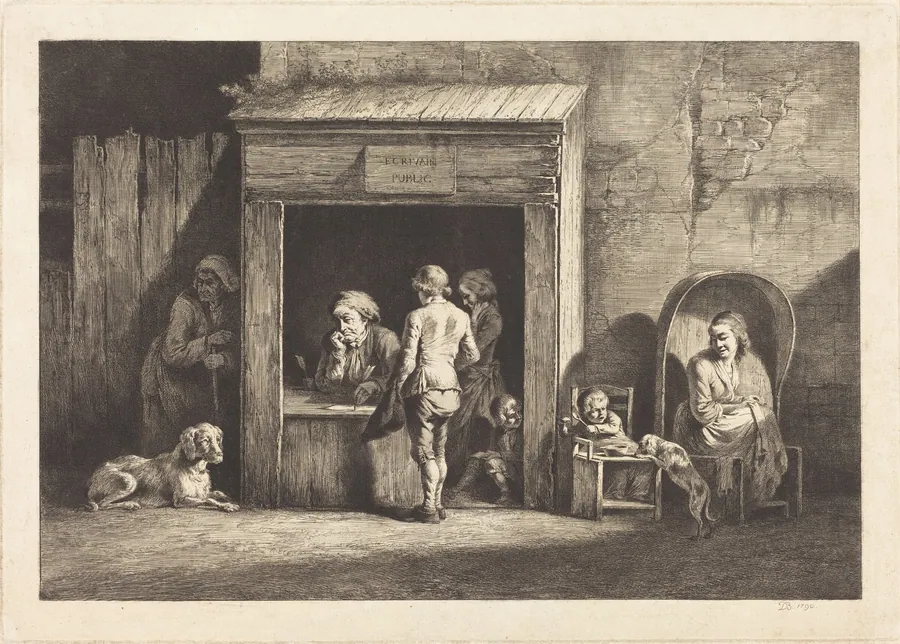 The Public Scribe by Jean-Jacques de Boissieu