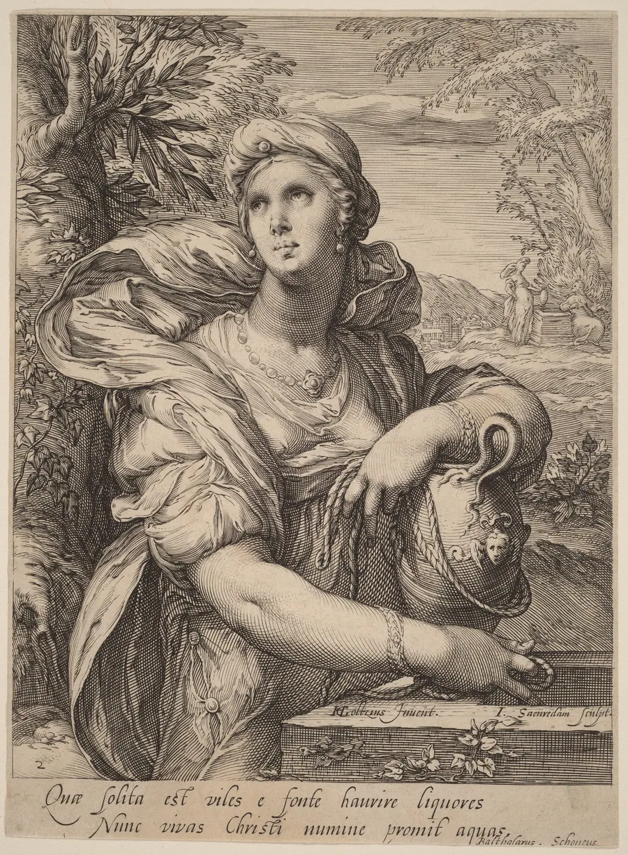 Samarian Woman at the Well by Jan Pietersz Saenredam