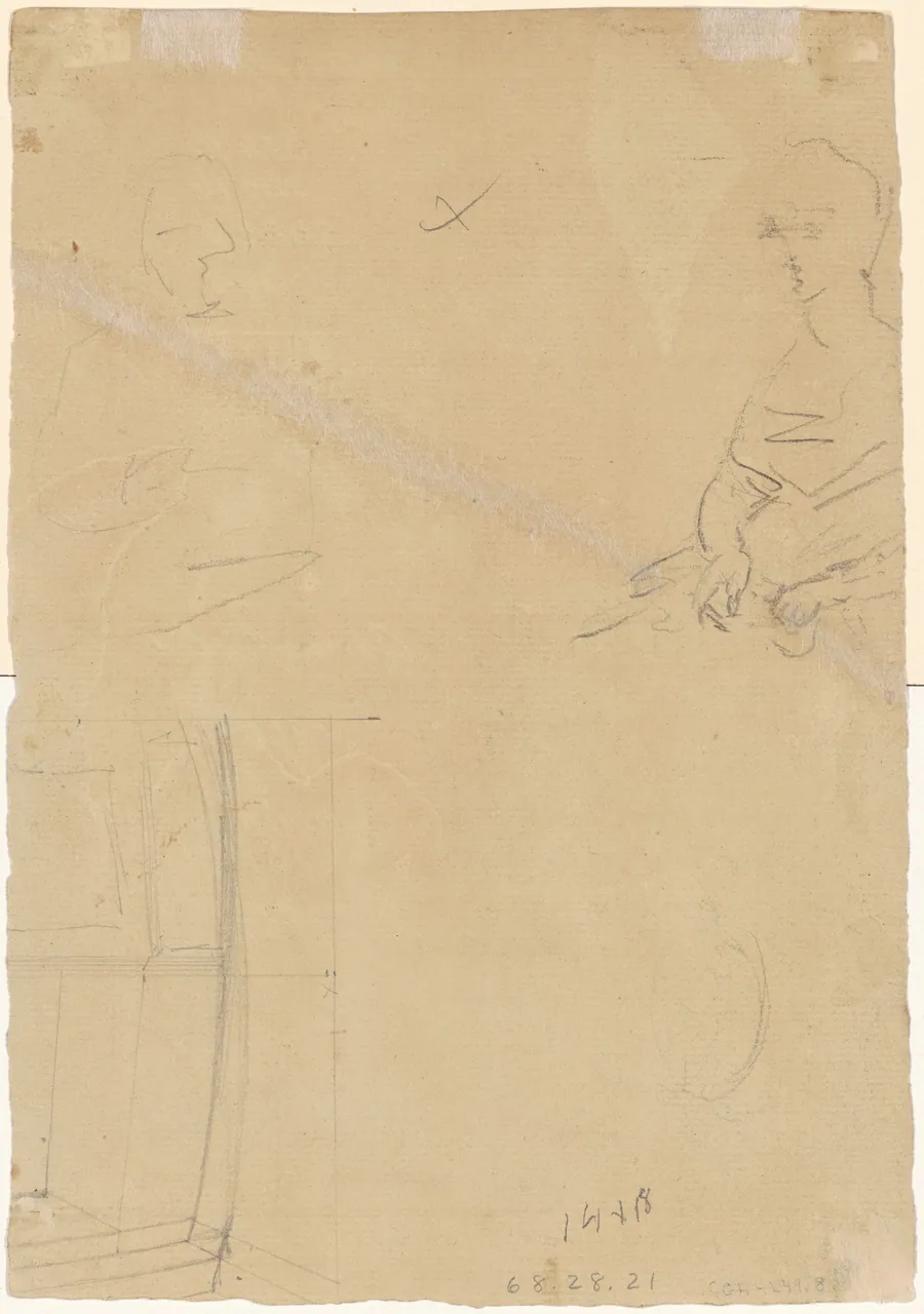 Figure Studies [verso] by Thomas Sully
