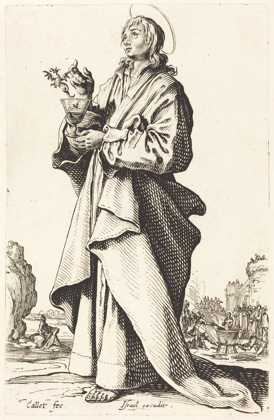 Saint John the Evangelist by Jacques Callot