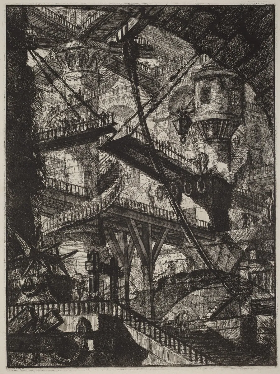 The Drawbridge by Giovanni Battista Piranesi
