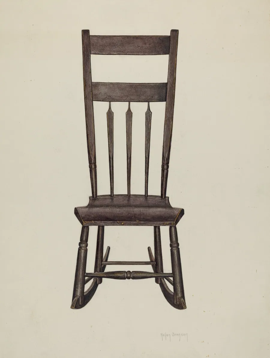 Shaker Nursing Chair by Helen Bronson