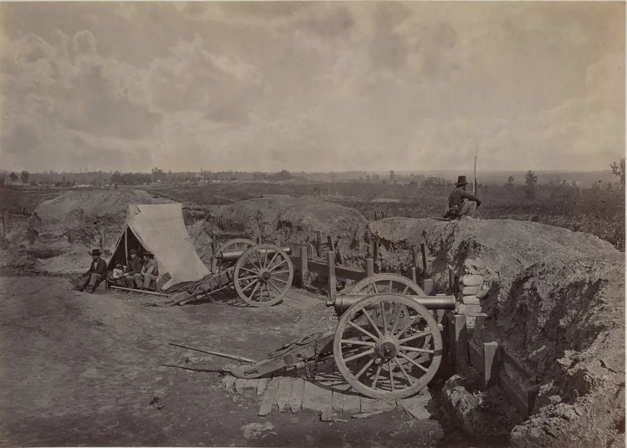 Rebel Works in Front of Atlanta, GA, No. 4 by George N. Barnard