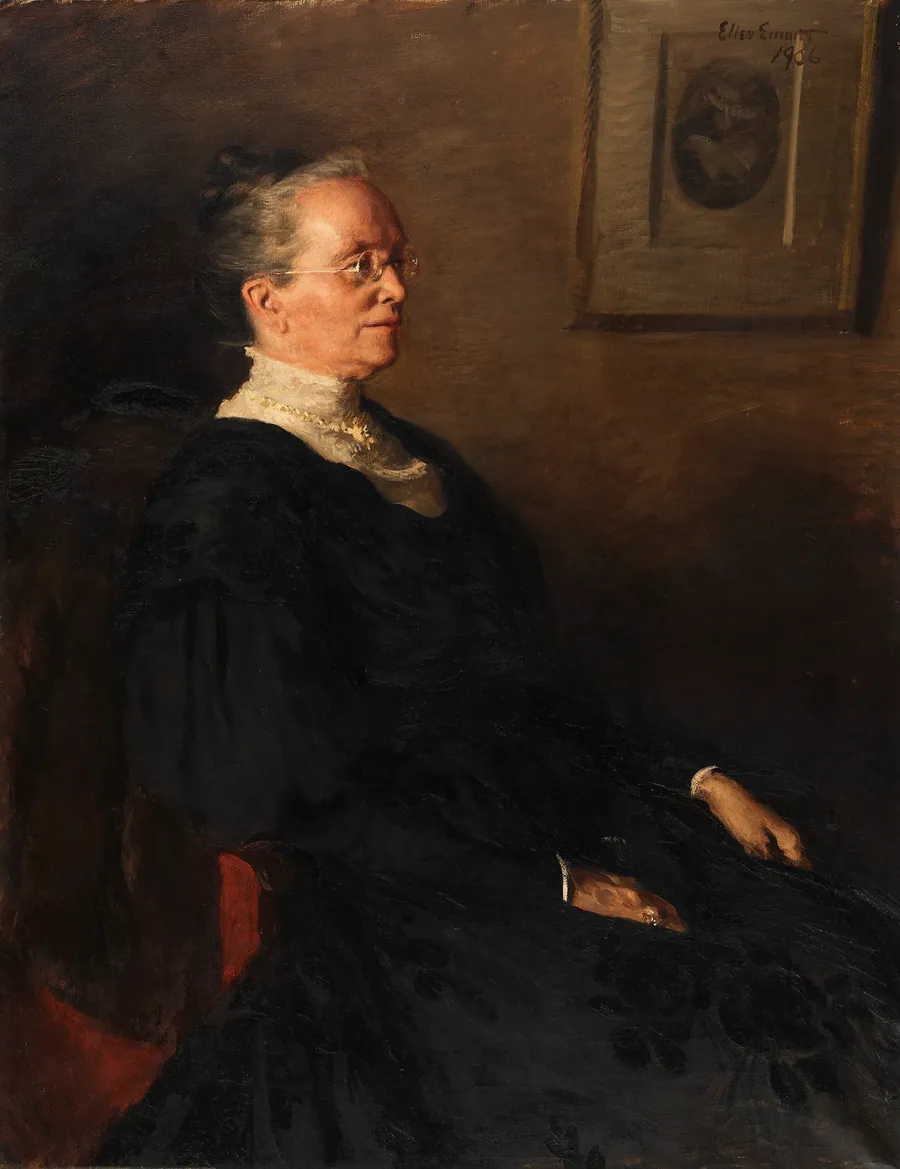 Mrs. Benjamin Franklin Goodrich by Ellen Emmet Rand, born San Francisco, CA 1876-died New York City 1941