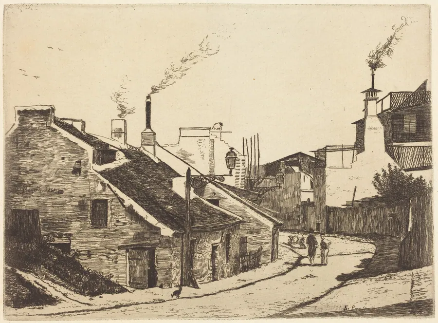 Rue de Champ de l'Alouette by François Bonvin
