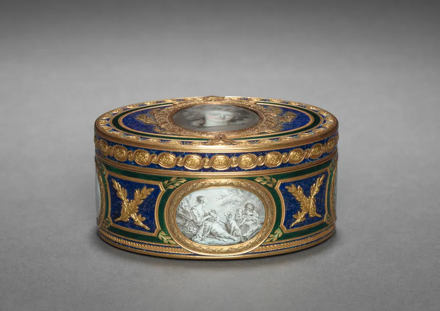 Snuff Box (Tabatière) with Portrait of Marie Antoinette by François Dumont
