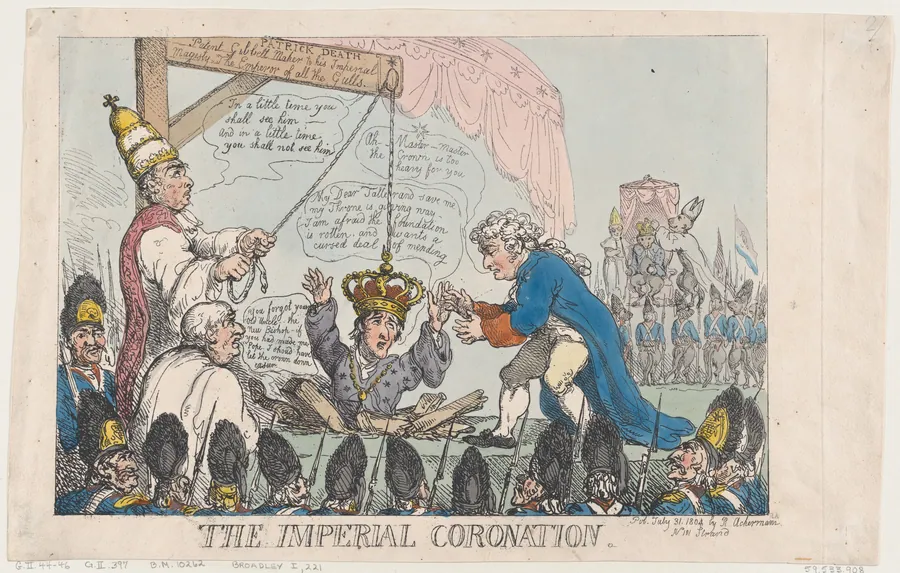 The Imperial Coronation by Thomas Rowlandson
