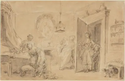 The Bedroom (Le Coucher or Ma Chemise brule)