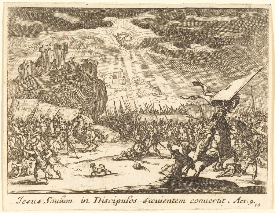 Conversion of Paul by Jacques Callot
