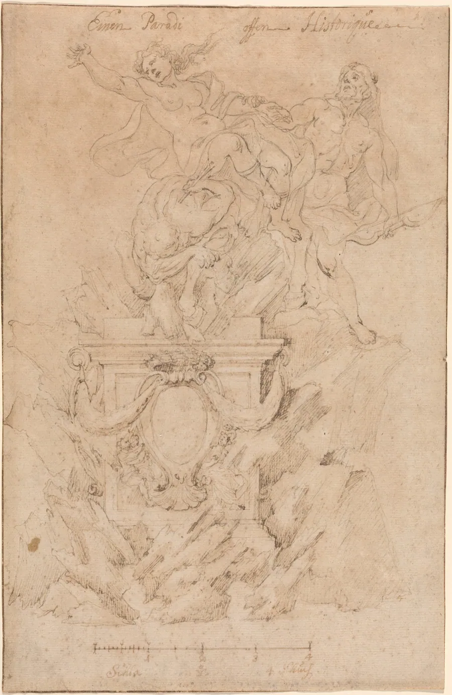 The Rescue of Deianeira by Austrian 18th Century
