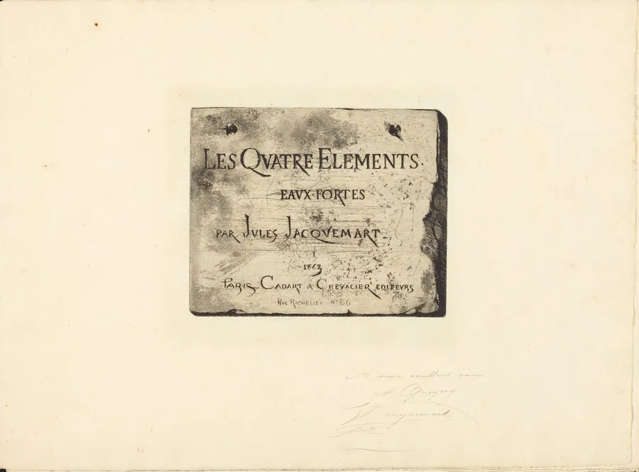 Title Page by Jules-Ferdinand Jacquemart
