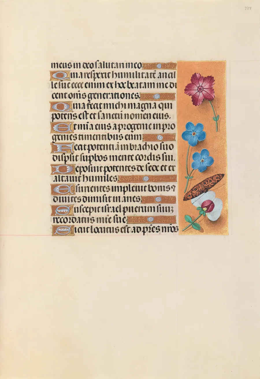 Hours of Queen Isabella the Catholic, Queen of Spain:  Fol. 224r by Master of the First Prayerbook of Maximillian