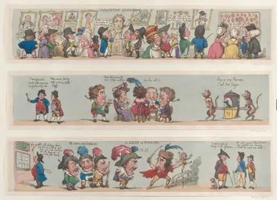 A Scene in Pizzaro, Grotesque Borders for Rooms & Halls (?)