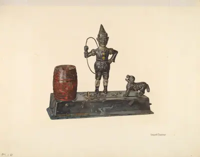 Mechanical Bank: Jumping Dog