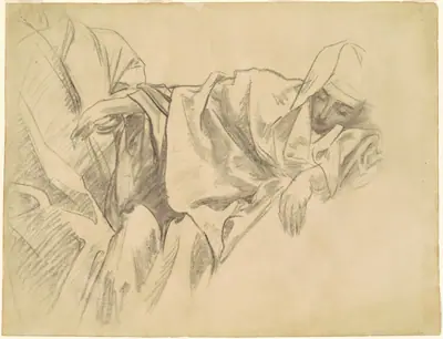 Study of the Crucifixion for "Fifteen Mysteries of the Rosary"