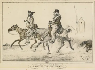 Scenes of Daily Life, Roads and Paths: Road to Poissy (Scènes de la vie quotidienne, Routes et Chemins: Route de Poissy)
