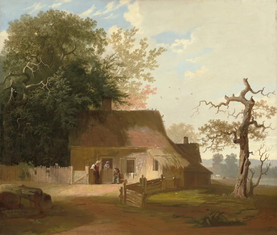 Cottage Scenery by George Caleb Bingham