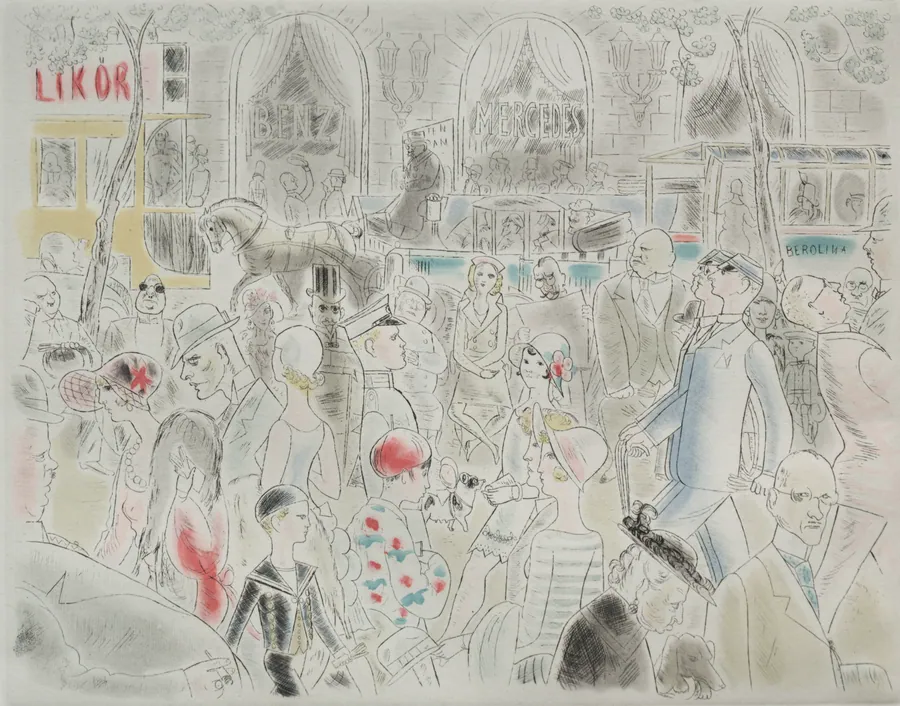 Streets and Fares of Berlin: Under the Linden Trees by Charles Laborde