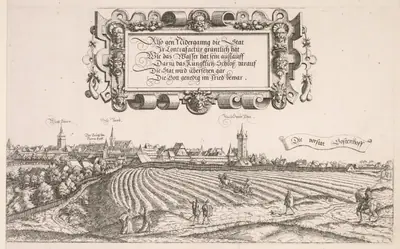Panoramic View of Nuremberg:  Right Portion