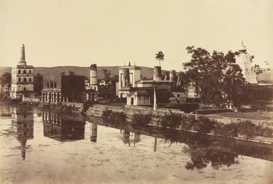 Tank and Temples at Bunshunkuree by Col. Thomas Biggs