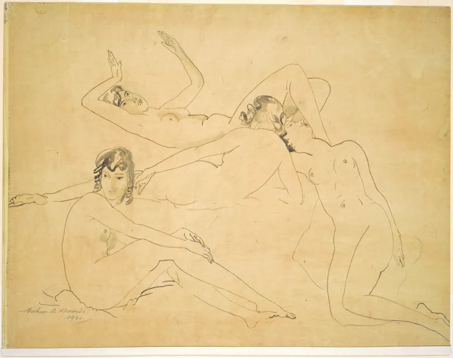 Four Figures by Arthur B. Davies