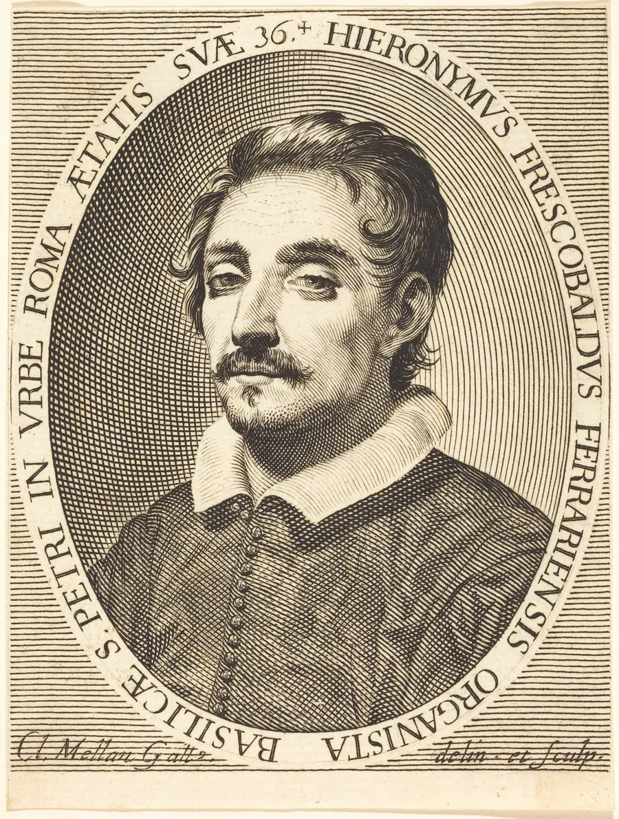 Girolamo Frescobaldi by Claude Mellan