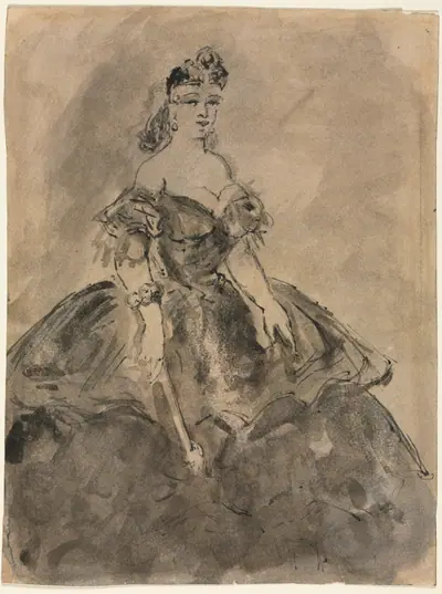 At the Ball (recto)