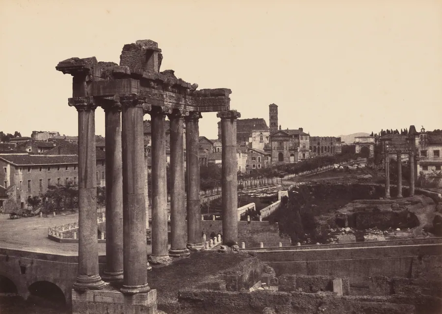Rome, Vue Prise au Forum (Rome, View of the Forum) by Gustave de Beaucorps