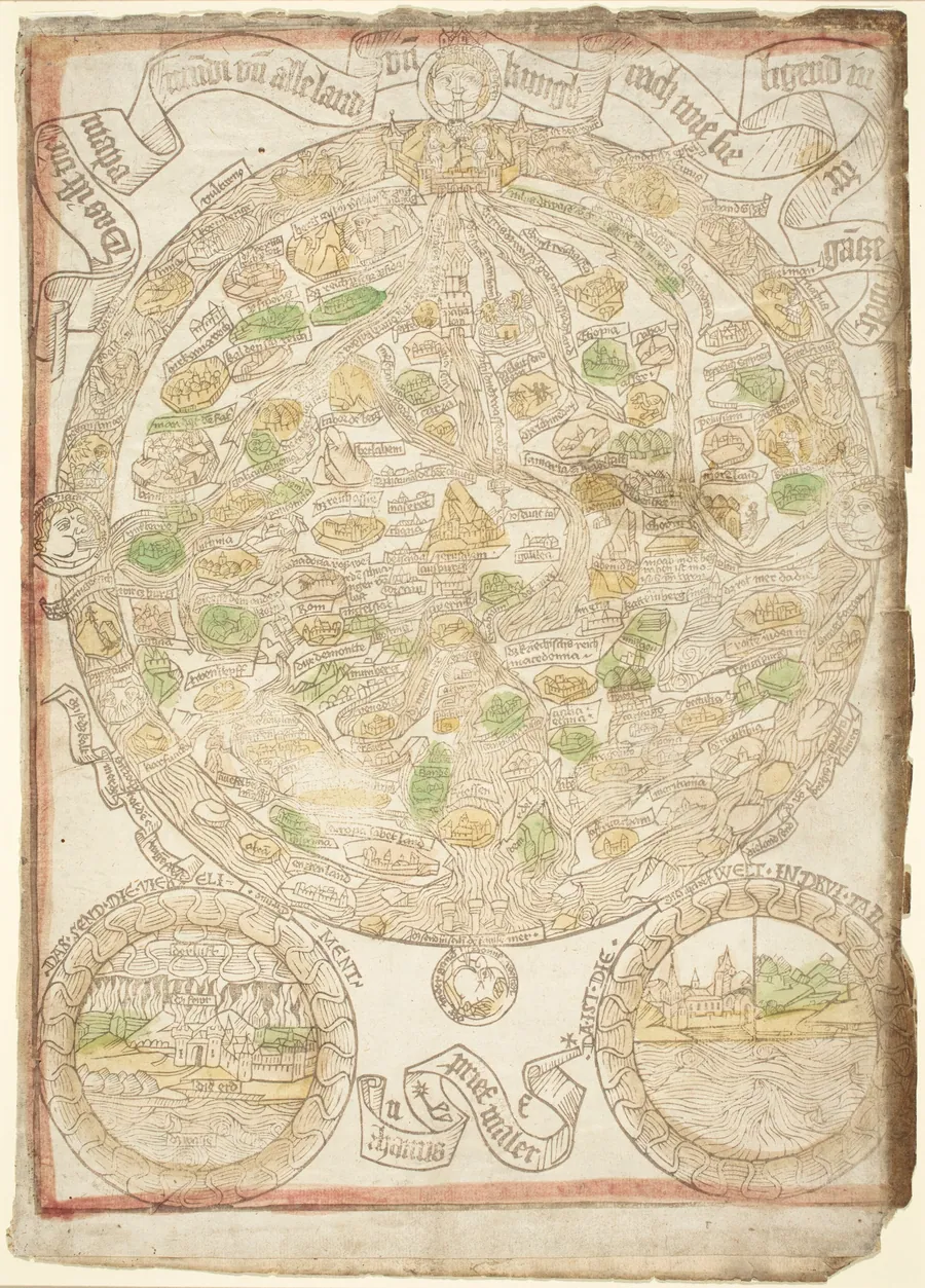 Map of the World by Hans Sporer