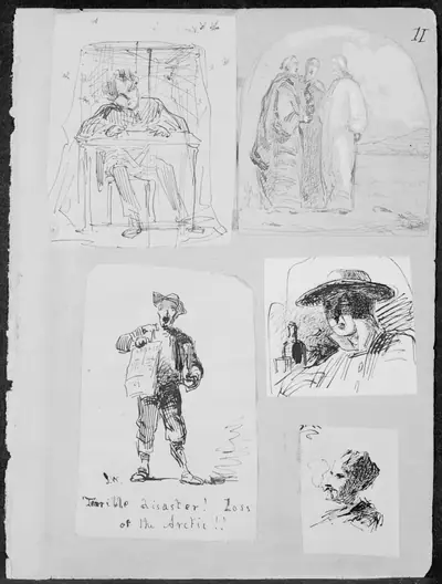 Head of Man Smoking (from Sketchbook)