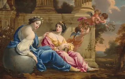 The Muses Urania and Calliope
