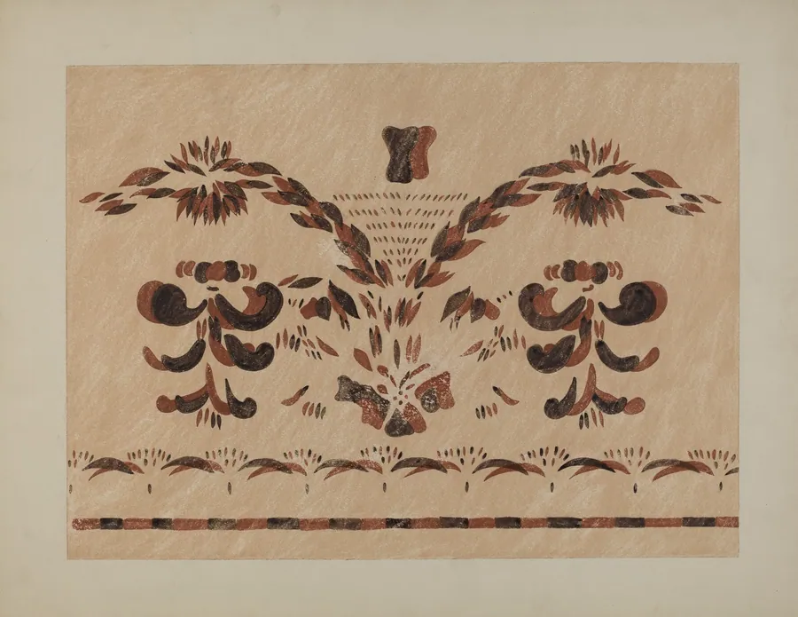 Free Hand Wall Decoration by Alvin M. Gully