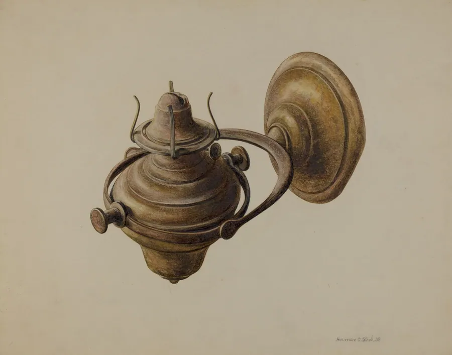 Binnacle Lamp by Herman O. Stroh