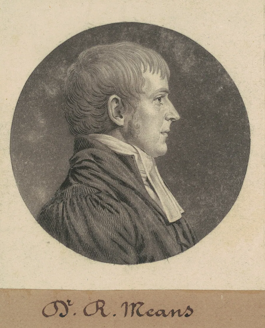 Robert Means by Charles B. J. Févret de Saint-Mémin