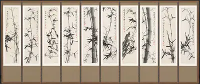 Bamboos in Wind