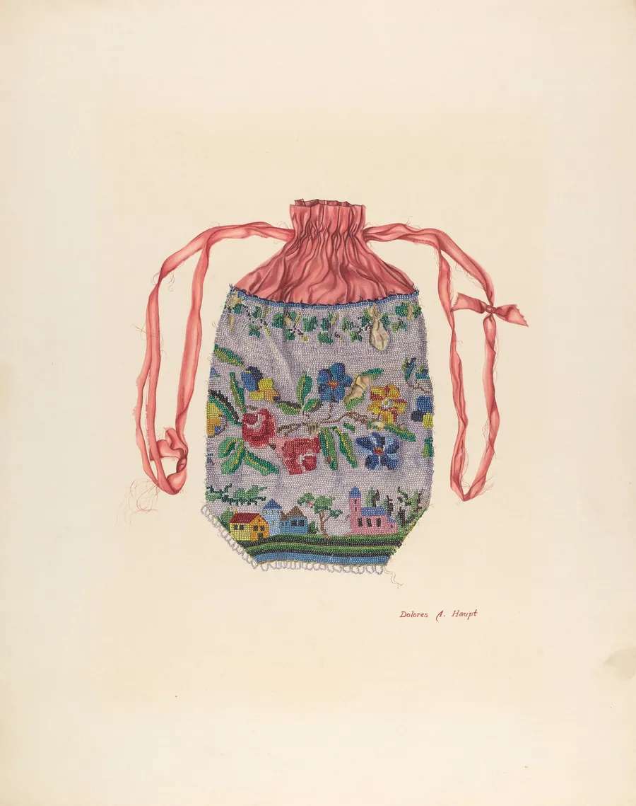 Beaded Bag by Dolores A. Haupt