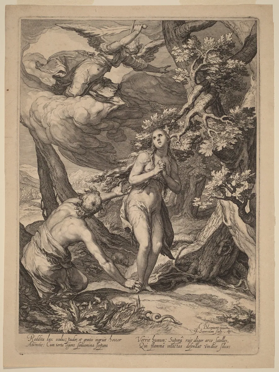 Expulsion from Eden by Jan Pietersz Saenredam