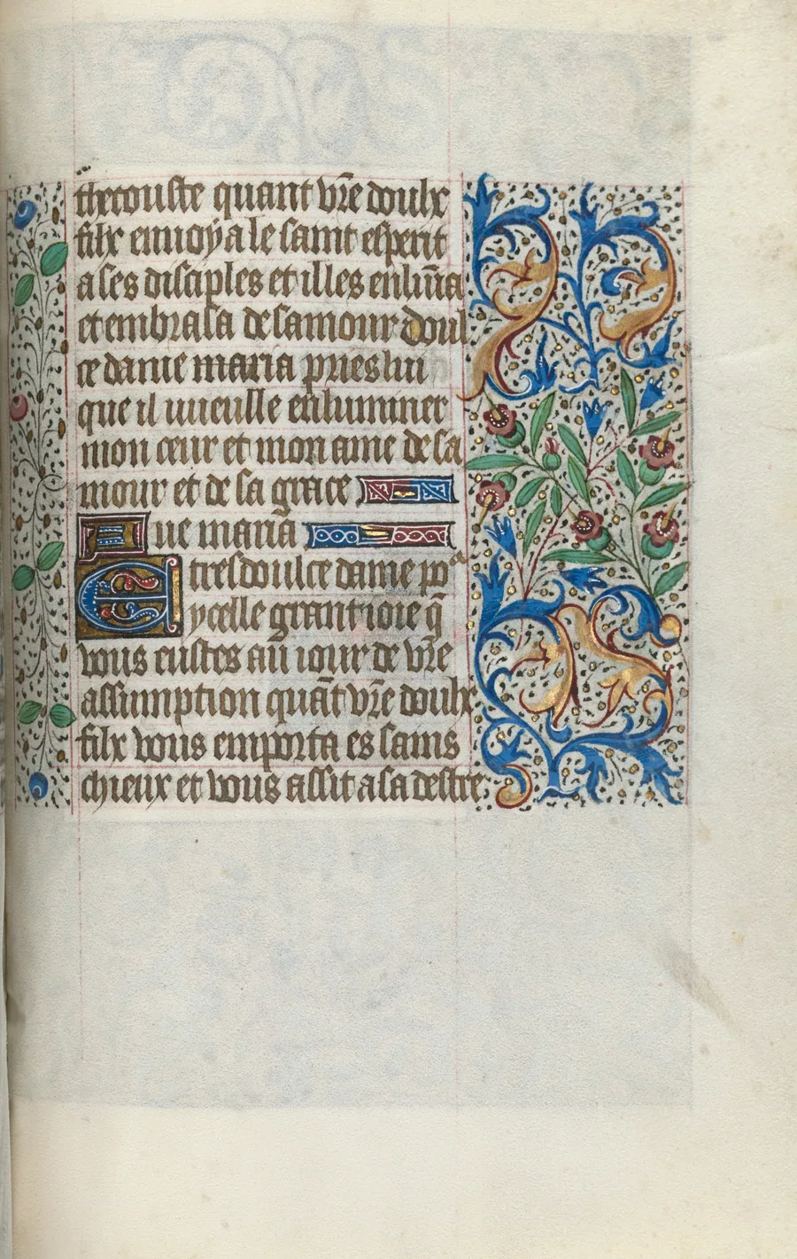 Book of Hours (Use of Rouen): fol. 151r by Master of the Geneva Latini