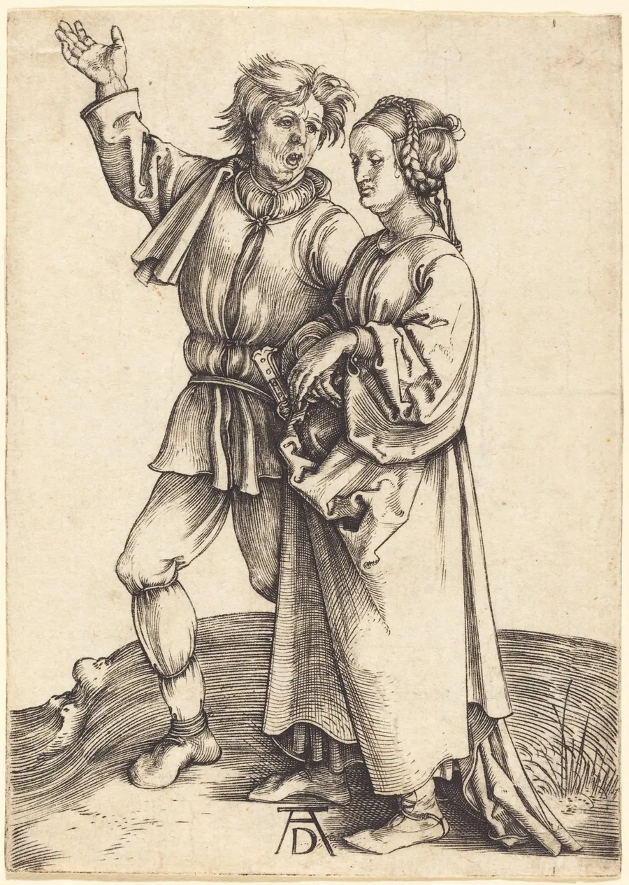 Peasant and His Wife by Albrecht Dürer