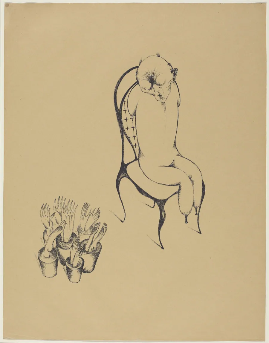 Hällucinationen (Hallucinations) by Heinrich Hoerle