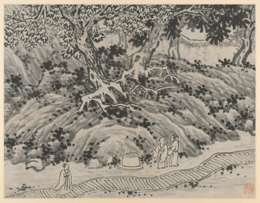 The Fool's Spring, from Twelve Views of Tiger Hill, Suzhou by Shen Zhou