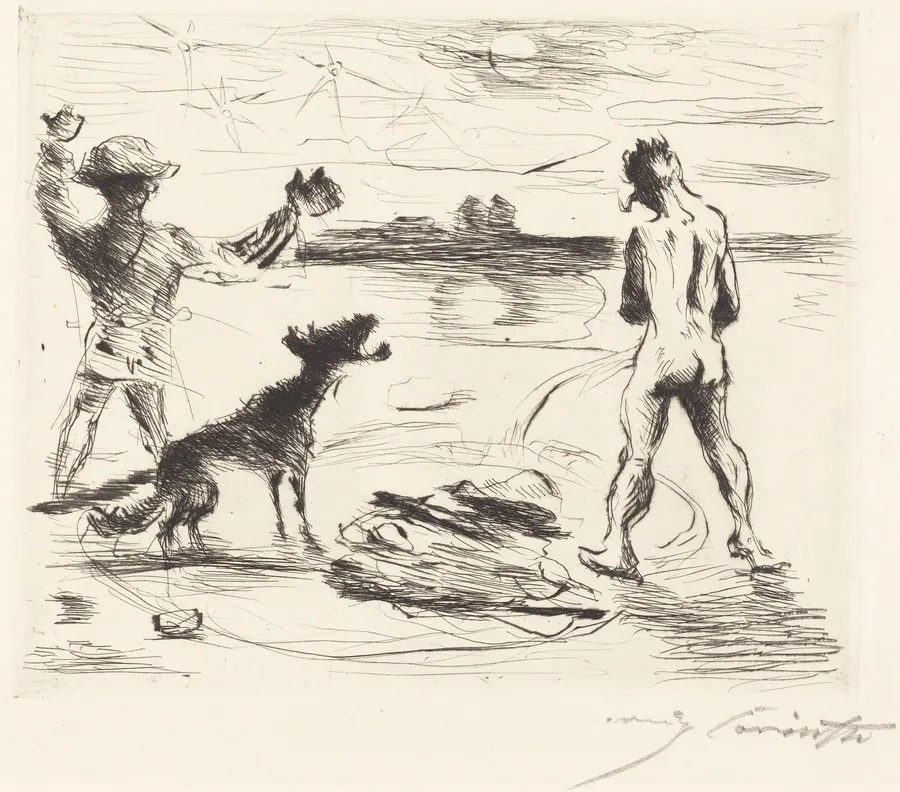 Das Gastmahl des Trimalchio: pl. VII (The Banquet of Trimalchio: pl. VII) by Lovis Corinth