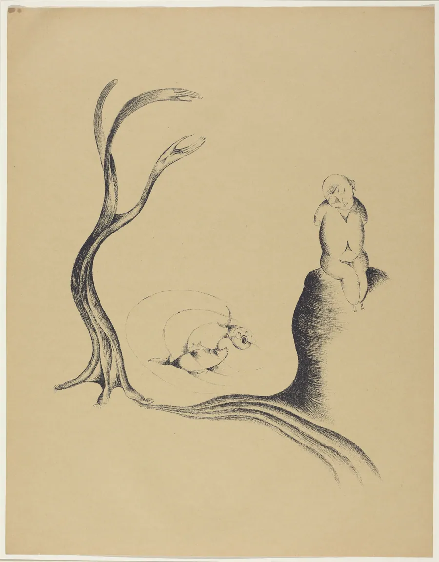 Der Baum der Sehnsucht (The Tree of Longing) by Heinrich Hoerle