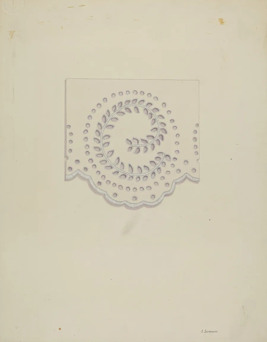 Eyelet Embroidery by Syrena Swanson