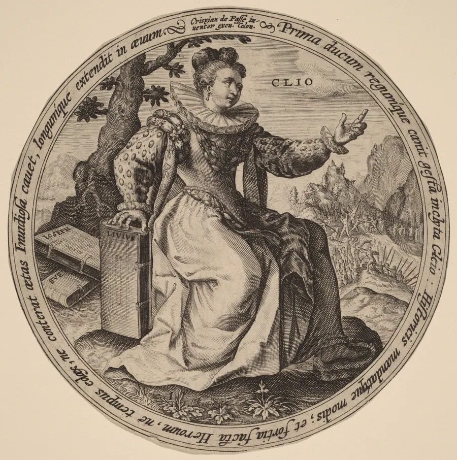 Clio by Crispijn van de Passe I