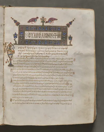 Portrait of John, folio 324 (recto), from a Gospel Book with Commentaries