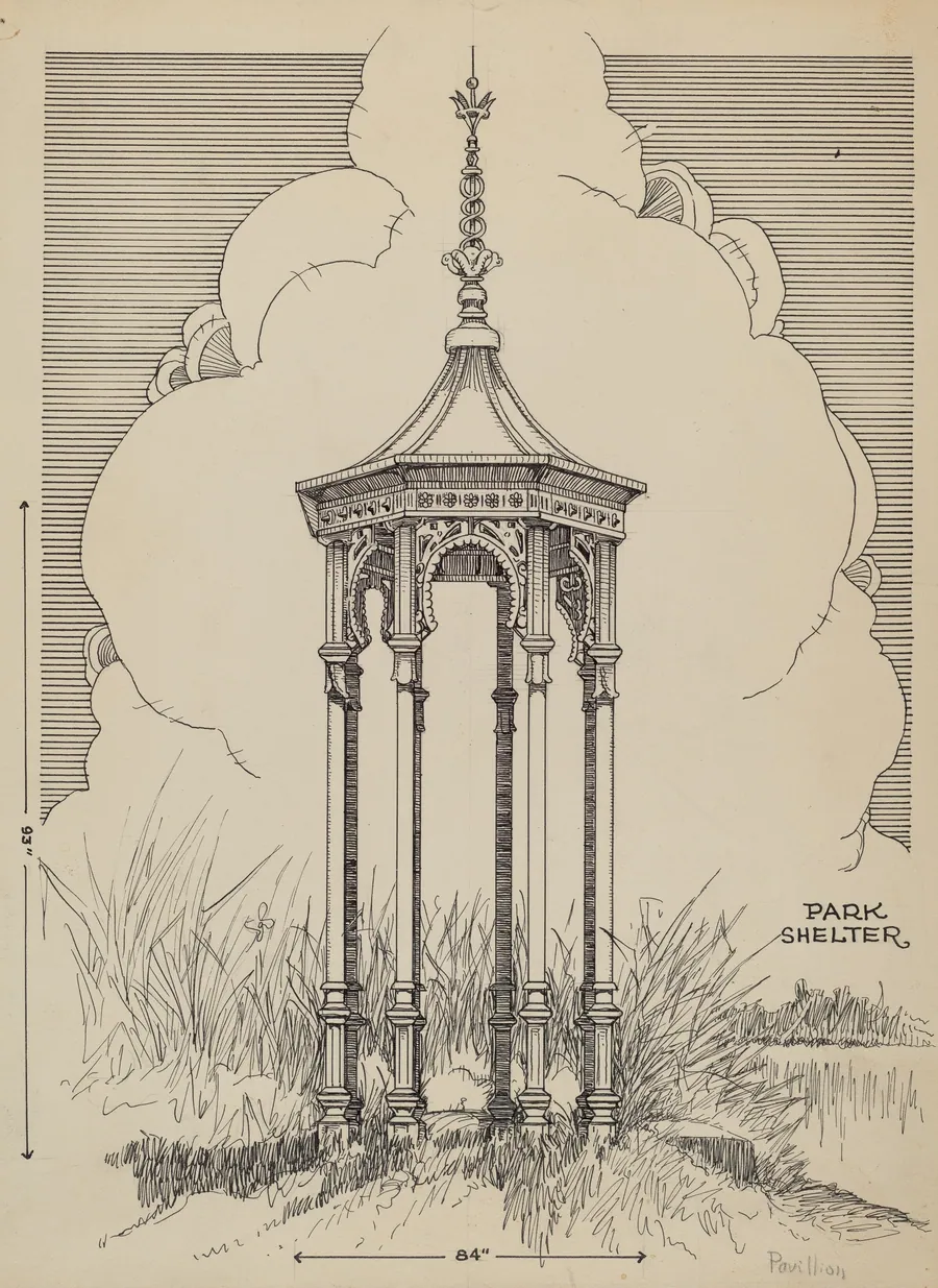 Cast Iron Pavilion by Thomas Byrne
